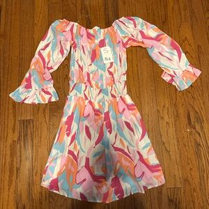 Colorful Abstract Patterned Dress